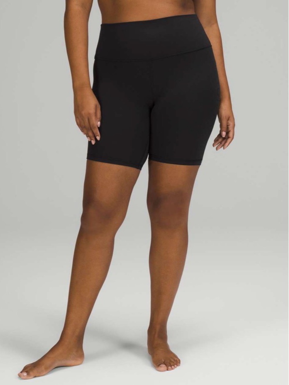 lululemon athletica Align Black High-Waist Bike Shorts/ Graphic 8” - Picture 4 of 4